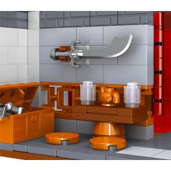 ZHEGAO QL0976 0976 non  SẢNH VÕ THUẬT CỦA SUN'S ZHONGYI HALL bộ đồ chơi xếp lắp ráp ghép mô hình Modular Buildings CHINESE STREET-VIEW Mô Hình Nhà Cửa 2519 khối