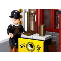 ZHEGAO QL0978 0978 non  TÒA ÁN PIN ZHEN bộ đồ chơi xếp lắp ráp ghép mô hình Modular Buildings CHINESE STREET-VIEW Mô Hình Nhà Cửa 2552 khối