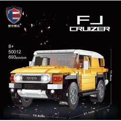 SHENZHEN RAEL ENTERTAINMENT 50012 non  TOYOTA ĐẤT MÁT LUZE tỷ lệ 1:12 bộ đồ chơi xếp lắp ráp ghép mô hình  TOYOTA LAND CRUISER Kỹ Thuật Công Nghệ Cao Mô Hình Phương Tiện 693 khối