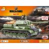 COBI 3005 non  THẾ GIỚI XE TĂNG T-34/85 bộ đồ chơi xếp lắp ráp ghép mô hình Military Army Quân Sự Bộ Đội 425 khối
