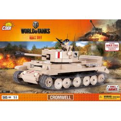 COBI 3002 non  KRANDWELL. bộ đồ chơi xếp lắp ráp ghép mô hình Military Army CROMWELL Quân Sự Bộ Đội 505 khối
