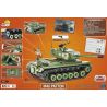 COBI 3008 non  NÚT M46 bộ đồ chơi xếp lắp ráp ghép mô hình Military Army M46 PATTON Quân Sự Bộ Đội 525 khối