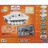 COBI 3019 non  LEOPARD MINI TANK. bộ đồ chơi xếp lắp ráp ghép mô hình Military Army PANTHER NANO TANK Quân Sự Bộ Đội 60 khối