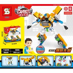 SY 9006 non  TIÊN TRI NHẢY VỌT bộ đồ chơi xếp lắp ráp ghép mô hình Transformers HELLO CARBOT SKY Robot Đại Chiến Người Máy Biến Hình 360 khối