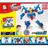 SHENG YUAN SY 9008 non  CHIM ƯNG bộ đồ chơi xếp lắp ráp ghép mô hình Transformers HELLO CARBOT HAWK Robot Đại Chiến Người Máy Biến Hình 342 khối
