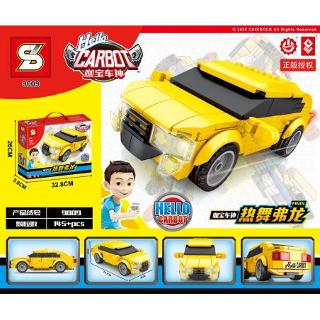 SHENG YUAN SY 9009 non  VŨ ĐIỆU NÓNG BỎNG bộ đồ chơi xếp lắp ráp ghép mô hình Transformers HELLO CARBOT FRON Robot Đại Chiến Người Máy Biến Hình 145 khối