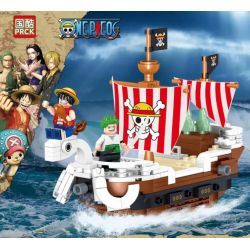 PRCK 69851 non  MERI PHIÊU LƯU TRONG ONE PIECE bộ đồ chơi xếp lắp ráp ghép mô hình Đảo Hải Tặc 366 khối