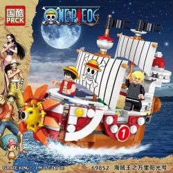 PRCK 69852 non  MỘT MẢNH WANLI NẮNG bộ đồ chơi xếp lắp ráp ghép mô hình One Piece Đảo Hải Tặc 379 khối