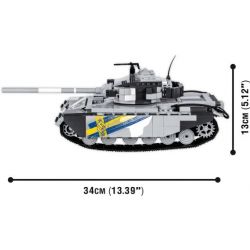 COBI 3034 non  SABATON ĐỆ NHẤT VICTORIA bộ đồ chơi xếp lắp ráp ghép mô hình Military Army SABATON PRIMO VICTORIA Quân Sự Bộ Đội 675 khối