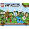PRCK 63044 non  PHÁO ĐÀI RỪNG 4 bộ đồ chơi xếp lắp ráp ghép mô hình Minecraft MY WORLD Game Xây Dựng 674 khối
