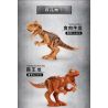 PanlosBrick 18401-1 Panlos Brick 18401-1 non  DINOSAUR 9 MÔ HÌNH MINIFIGURE 2 bộ đồ chơi xếp lắp ráp ghép mô hình Jurassic World DINOSAUR WORLD Thế Giới Khủng Long 102 khối