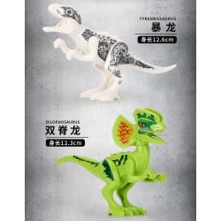 PanlosBrick 18401-1 Panlos Brick 18401-1 non  DINOSAUR 9 MÔ HÌNH MINIFIGURE 2 bộ đồ chơi xếp lắp ráp ghép mô hình Jurassic World DINOSAUR WORLD Thế Giới Khủng Long 102 khối