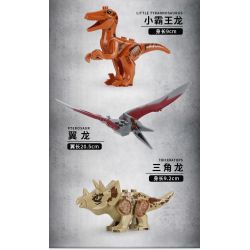 PanlosBrick 18401-1 Panlos Brick 18401-1 non  DINOSAUR 9 MÔ HÌNH MINIFIGURE 2 bộ đồ chơi xếp lắp ráp ghép mô hình Jurassic World DINOSAUR WORLD Thế Giới Khủng Long 102 khối