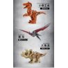 PanlosBrick 18401-1 Panlos Brick 18401-1 non  DINOSAUR 9 MÔ HÌNH MINIFIGURE 2 bộ đồ chơi xếp lắp ráp ghép mô hình Jurassic World DINOSAUR WORLD Thế Giới Khủng Long 102 khối