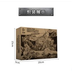 PanlosBrick 18401-1 Panlos Brick 18401-1 non  DINOSAUR 9 MÔ HÌNH MINIFIGURE 2 bộ đồ chơi xếp lắp ráp ghép mô hình Jurassic World DINOSAUR WORLD Thế Giới Khủng Long 102 khối