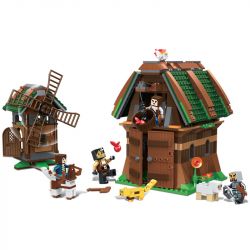 LELE 33100 non  THU HOẠCH TRANG TRẠI LỚN bộ đồ chơi xếp lắp ráp ghép mô hình Minecraft MY WORLD Game Xây Dựng 671 khối
