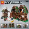 LELE 33100 non  THU HOẠCH TRANG TRẠI LỚN bộ đồ chơi xếp lắp ráp ghép mô hình Minecraft MY WORLD Game Xây Dựng 671 khối