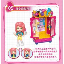 Enlighten 34011 Qman 34011 non  TỦ QUẦN ÁO ĐA DẠNG 8 KIỂU TIẾP VIÊN HÀNG KHÔNG BÁC SĨ CHĂM SÓC NHIẾP ẢNH GIA SỨC SỐNG HỌA MA THUẬT NHÀ TẠO MẪU CA THẦN TƯỢNG THỢ LÀM BÁNH TRÁNG MIỆNG NEO PHỔ BIẾN bộ đồ chơi xếp lắp ráp ghép mô hình  UNA Các Bạn Gái