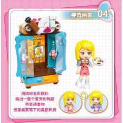 Enlighten 34011 Qman 34011 non  TỦ QUẦN ÁO ĐA DẠNG 8 KIỂU TIẾP VIÊN HÀNG KHÔNG BÁC SĨ CHĂM SÓC NHIẾP ẢNH GIA SỨC SỐNG HỌA MA THUẬT NHÀ TẠO MẪU CA THẦN TƯỢNG THỢ LÀM BÁNH TRÁNG MIỆNG NEO PHỔ BIẾN bộ đồ chơi xếp lắp ráp ghép mô hình  UNA Các Bạn Gái