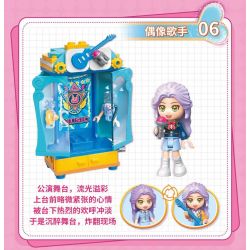 Enlighten 34011 Qman 34011 non  TỦ QUẦN ÁO ĐA DẠNG 8 KIỂU TIẾP VIÊN HÀNG KHÔNG BÁC SĨ CHĂM SÓC NHIẾP ẢNH GIA SỨC SỐNG HỌA MA THUẬT NHÀ TẠO MẪU CA THẦN TƯỢNG THỢ LÀM BÁNH TRÁNG MIỆNG NEO PHỔ BIẾN bộ đồ chơi xếp lắp ráp ghép mô hình  UNA Các Bạn Gái