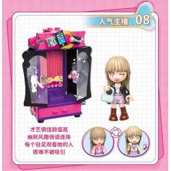 Enlighten 34011 Qman 34011 non  TỦ QUẦN ÁO ĐA DẠNG 8 KIỂU TIẾP VIÊN HÀNG KHÔNG BÁC SĨ CHĂM SÓC NHIẾP ẢNH GIA SỨC SỐNG HỌA MA THUẬT NHÀ TẠO MẪU CA THẦN TƯỢNG THỢ LÀM BÁNH TRÁNG MIỆNG NEO PHỔ BIẾN bộ đồ chơi xếp lắp ráp ghép mô hình  UNA Các Bạn Gái