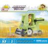 COBI 1871 non  MÁY GẶT ĐẬP NHỎ bộ đồ chơi xếp lắp ráp ghép mô hình City SMALL HARVESTER Thành Phố 50 khối
