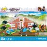 COBI 1867 non  TRONG TRANG TRẠI bộ đồ chơi xếp lắp ráp ghép mô hình City ON THE RANCH Thành Phố 350 khối