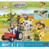 COBI 1873 non  NƠI SẢN XUẤT SỮA BƠ VÀ PHO MÁT bộ đồ chơi xếp lắp ráp ghép mô hình City DAIRY FARM Thành Phố 90 khối