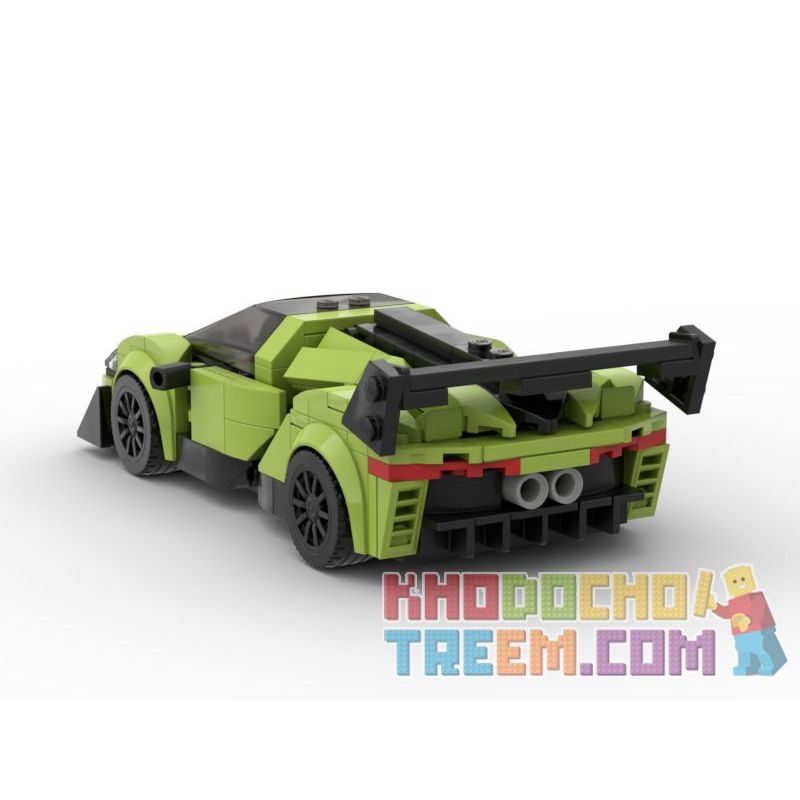 ACHKO 50013 CHAOBAO RENREN 7023 REBRICKABLE MOC-40655 40655 MOC40655 non  LAMBORGHINI ĐỘC bộ đồ chơi xếp lắp ráp ghép mô hình Speed Champions Racing Cars FAST&CAR LAMBORGHINI POISON Đua Xe Công Thức 288 khối