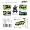 ACHKO 50013 CHAOBAO RENREN 7023 REBRICKABLE MOC-40655 40655 MOC40655 non  LAMBORGHINI ĐỘC bộ đồ chơi xếp lắp ráp ghép mô hình Speed Champions Racing Cars FAST&CAR LAMBORGHINI POISON Đua Xe Công Thức 288 khối