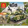 WANGE 7660 non  APOCALYPSE TANK 16 TỔ HỢP bộ đồ chơi xếp lắp ráp ghép mô hình Military Army PEACEFUL WARRIO APOCALYPSE TANK Quân Sự Bộ Đội 707 khối