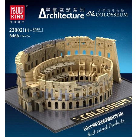 MouldKing 22002 Mould King 22002 REBRICKABLE MOC-49020 49020 MOC49020 non  ĐẤU TRƯỜNG LA MÃ bộ đồ chơi xếp lắp ráp ghép mô hình Creator THE COLOSSEUM Sáng Tạo 6544 khối