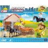 COBI 1862 non  NHÀ MÁY TRANG TRẠI bộ đồ chơi xếp lắp ráp ghép mô hình City FARM WATERMILL Thành Phố 150 khối