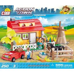 COBI 1864 non  TRANG TRẠI bộ đồ chơi xếp lắp ráp ghép mô hình City FARMHOUSE Thành Phố 250 khối