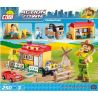 COBI 1864 non  TRANG TRẠI bộ đồ chơi xếp lắp ráp ghép mô hình City FARMHOUSE Thành Phố 250 khối