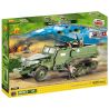 COBI 2441 non  M3 NỬA ĐƯỜNG bộ đồ chơi xếp lắp ráp ghép mô hình Military Army HALF TRACK M3 Quân Sự Bộ Đội 400 khối