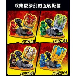 GM G·M 85026-4 non  BỘ ĐỒ BURST CỦA JAY bộ đồ chơi xếp lắp ráp ghép mô hình The  Ninjago Movie SPINJITZU BURST JAY Ninja Lốc Xoáy