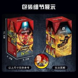 GM G·M 85026-4 non  BỘ ĐỒ BURST CỦA JAY bộ đồ chơi xếp lắp ráp ghép mô hình The  Ninjago Movie SPINJITZU BURST JAY Ninja Lốc Xoáy