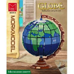 MorkModel 031001 Mork Model 031001 non  QUẢ ĐỊA CẦU bộ đồ chơi xếp lắp ráp ghép mô hình Creator EARTH GLOBE Sáng Tạo 2420 khối