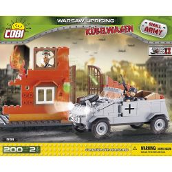 COBI 5511 non  XE THÙNG LOẠI 82 bộ đồ chơi xếp lắp ráp ghép mô hình Military Army VW TYP 82 KÜBELWAGEN Quân Sự Bộ Đội 200 khối