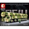 SEMBO 105804 non  TÊN LỬA ĐẠN ĐẠO XUYÊN LỤC ĐỊA DONGFENG-41 bộ đồ chơi xếp lắp ráp ghép mô hình Military Army DF-41 INTERCONTINENTAL BALLISTIC MISSILE Quân Sự Bộ Đội 1585 khối