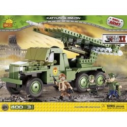 COBI 2448 non  KATAHA BM-13N bộ đồ chơi xếp lắp ráp ghép mô hình Military Army KATYUSHA BM-13N Quân Sự Bộ Đội 400 khối