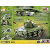 COBI 2453 non  M4A4 SHERMAN FIREFLY. bộ đồ chơi xếp lắp ráp ghép mô hình Military Army Quân Sự Bộ Đội 400 khối