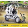 COBI 2181 non  PHÁO PHÒNG KHÔNG KIỂU 38 bộ đồ chơi xếp lắp ráp ghép mô hình Military Army FLAK 38/2 CM Quân Sự Bộ Đội 80 khối
