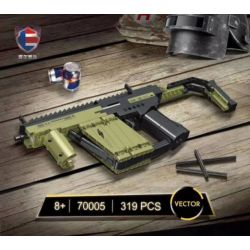 SHENZHEN RAEL ENTERTAINMENT 70005 non  KRISS VECTOR. bộ đồ chơi xếp lắp ráp ghép mô hình Military Army Quân Sự Bộ Đội 319 khối