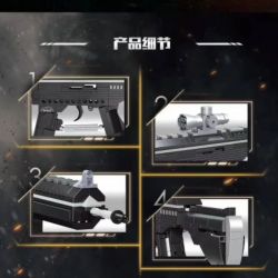 SHENZHEN RAEL ENTERTAINMENT 70002 non  SÚNG TRƯỜNG TẤN CÔNG M416 bộ đồ chơi xếp lắp ráp ghép mô hình Military Army Quân Sự Bộ Đội 342 khối