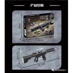 SHENZHEN RAEL ENTERTAINMENT 70002 non  SÚNG TRƯỜNG TẤN CÔNG M416 bộ đồ chơi xếp lắp ráp ghép mô hình Military Army Quân Sự Bộ Đội 342 khối