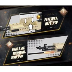 SHENZHEN RAEL ENTERTAINMENT 70003 non  SÚNG TRƯỜNG CHIẾN ĐẤU NÂNG CAO MK14 bộ đồ chơi xếp lắp ráp ghép mô hình Military Army Quân Sự Bộ Đội 400 khối