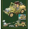 Enlighten 21011 Qman 21011 non  CUỘC ĐỘT KÍCH BẰNG XE JEEP bộ đồ chơi xếp lắp ráp ghép mô hình Military Army TACTICAL ESPIONAGE ACTION COMBAT ZONES Quân Sự Bộ Đội 264 khối