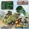 Enlighten 21012 Qman 21012 non  XE BỌC THÉP CHỐNG PHỤC KÍCH bộ đồ chơi xếp lắp ráp ghép mô hình Military Army TACTICAL ESPIONAGE ACTION COMBAT ZONES Quân Sự Bộ Đội 388 khối